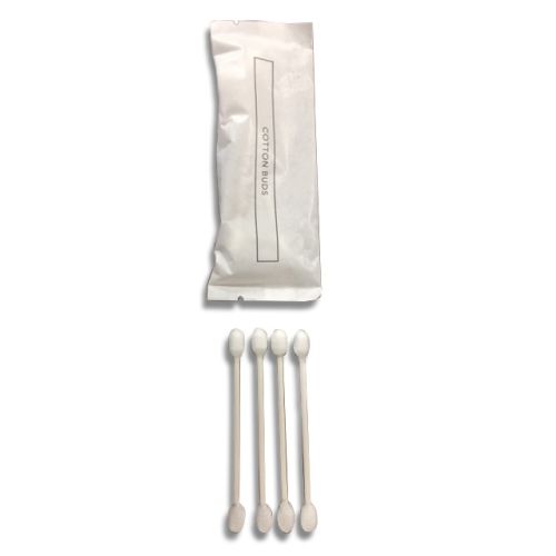 A La Carte Cotton Buds, 4/Pack, Frosted Silver Polybag 